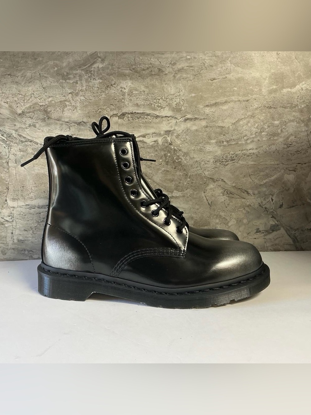 Dr. Martens 1460 ZIP ARCADIA RUB OFF LEATHER BOOTS - Picture 9 of 9